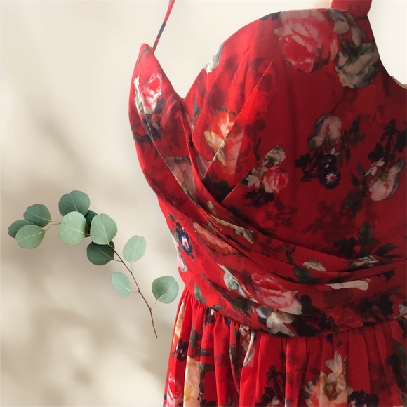 ♥️🌹THE KOOPLES Dress Red🌹♥️ - Picture 9 of 15